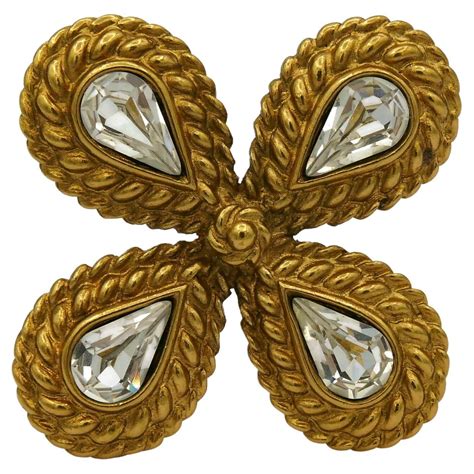 boucles ysl|ysl brooches for sale.